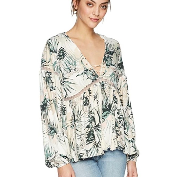 some days lovin Tops - 🌟Host Pick Some Days Lovin Boho Coastal Blouse XS